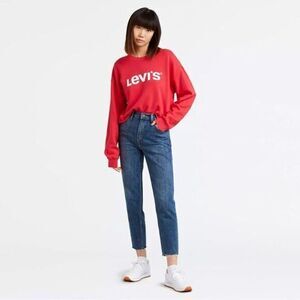 Levi’s Premium Classic Mom Jeans in Mom’s The Word - Dark Wash